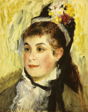 Portrait de Madame Edmond Renoir, 1876 (oil on canvas)