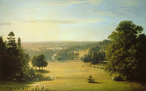 View from Lord Northwick's Villa at Harrow on the Hill (oil on canvas)