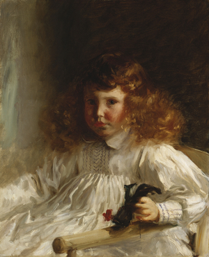 Portrait of Leroy King as a Young Boy, 1888 (oil on canvas)