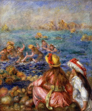 The Bathers, 1892 (oil on canavs)