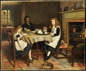 There is no Fireside..., 1874 (oil on canvas)