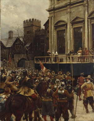 Whitehall, 30th January 1649, 1890 (oil on canvas)