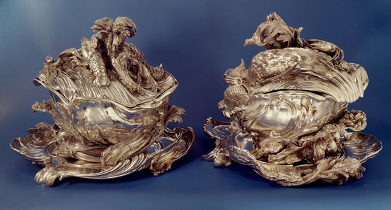 Pair of soup tureens made for the Duchess of Kingston by Juste Aurele Meissonier