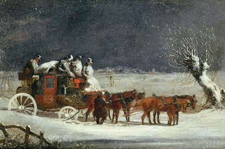 Coaching Scene: The London to Dover Mail in Winter (painting)
