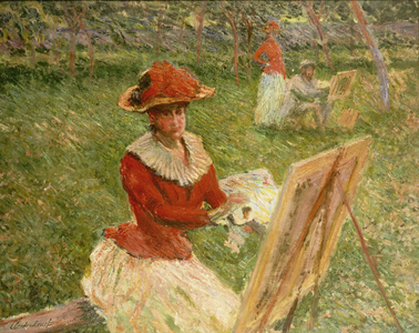 Blanche Hoschede Painting, 1892 (oil on canvas)