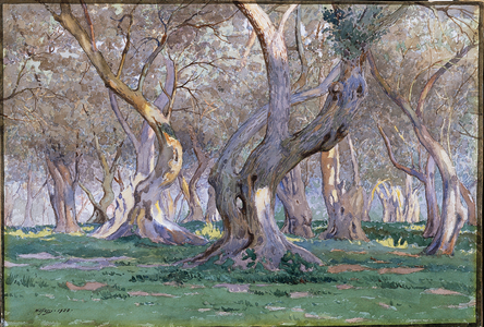 Oak Grove, 1920 (w/c on paper)