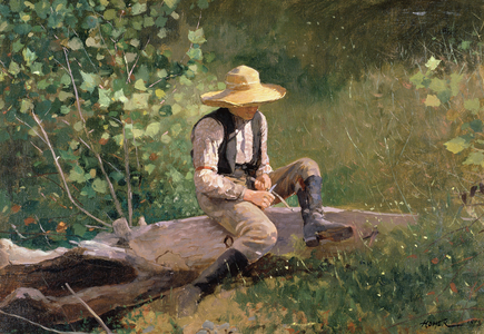 The Whittling Boy, 1873 (oil on canvas)