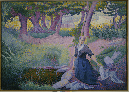The Washerwoman, 1895-96 (oil on canvas)