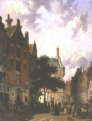Street Scene in Holland