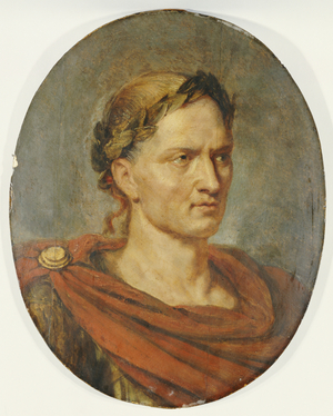 The Emperor Julius Caesar (oil on panel)