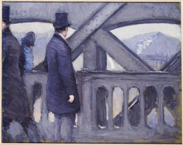 Le Pont de l'Europe, 1876 (oil on canvas)