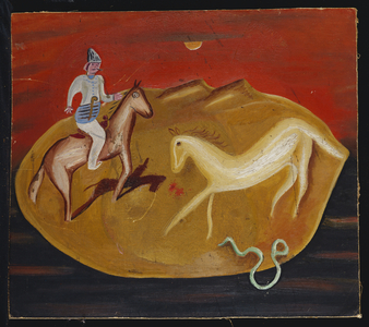 Rider, White Horse and Serpent, 1924 (oil on canvas)