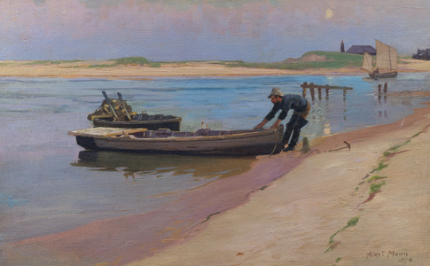 The End of the Day (oil on canvas)