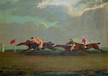 Racing at Cheltenham, 1826 (oil on canvas)