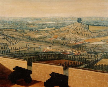 Extensive Landscape seen from Rodborough Fort, c.1764 (detail of 65821)