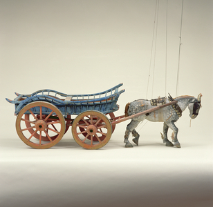 Horse and Cart, puppet and working model, 1923 (mixed media)