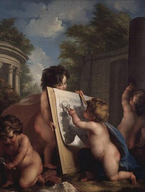 Architecture (oil on canvas)