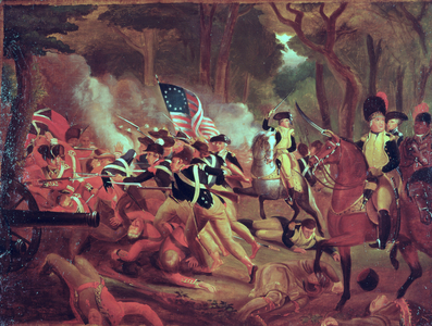 Colonel William Washington at the Battle of Cowpens, South Carolina, 17th January, 1781 (oil on canvas)
