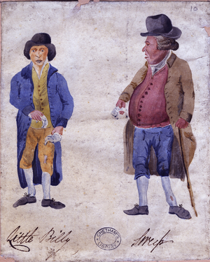 Little Billy and Sweep, early 19th century (w/c on paper)