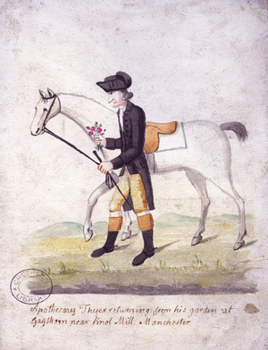 Apothecary Thyer (pen & ink and w/c on paper)