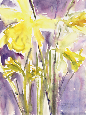 Daffodils, 2004 (watercolour)