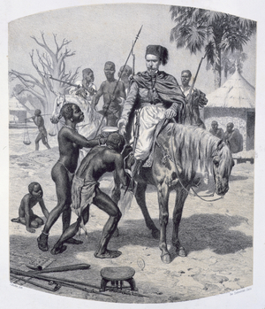 Book cover for 'Voyages au Soudan et dans L'Afrique Septentrionale', engraved by Jules Didier (1831-c.80) c.1850 (litho)
