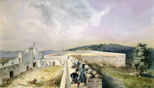 View of an Experimental Farm on the Outskirts of Algiers, c.1830-31 (w/c on paper)
