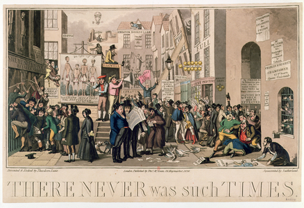 'There Never was Such Times', 1826 (aquatint)