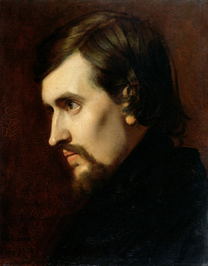 Portrait of Charles-Francois Gounod (1818-93) 1841 (oil on canvas)