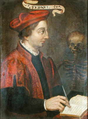 Jean Fernel (c.1497-1558) (oil on canvas)
