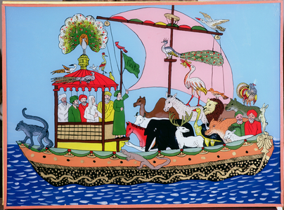 Noah's Ark, c.1990 (painted glass)