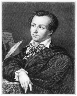 Marie Antoine Careme (1784-1833) from 'Le Patissier Royal Parisien' by Careme, Leipzig and Paris, published 1854 (engraving) (b/w photo)
