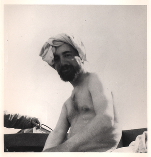 Portrait of Henri de Toulouse-Lautrec (1864-1901) (b/w photo)