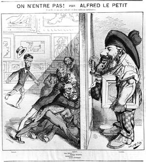 'ON N'ENTRE PAS',  April 22, 1872 (litho)