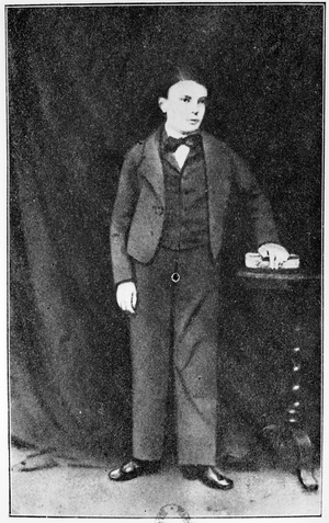 Guy de Maupassant (1850-93) in Fecamp, aged 9, from 'La Fin de Maupassant' by Georges Normandy, published in 1927, Paris (b/w photo)