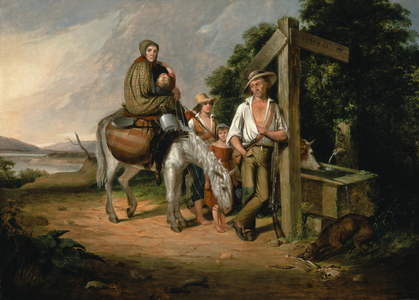 North Carolina Emigrants, Poor White Folks, 1845 (oil on canvas)
