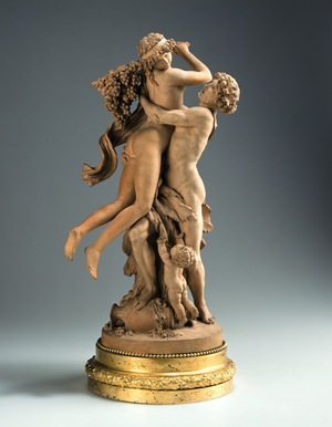 Bacchant and bacchante with a cupid, 1799 (terracotta)