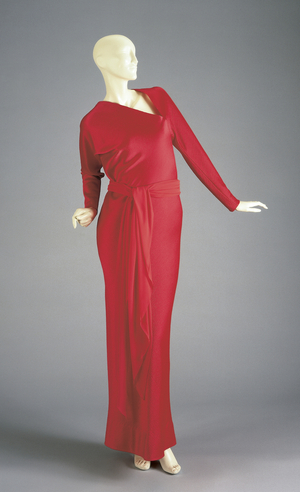 Dress and Sash, 1970-75 (silk)
