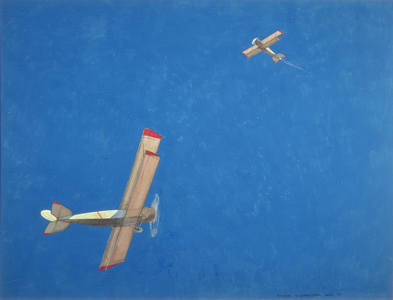 Looking into the blue, 1918 (oil on canvas)