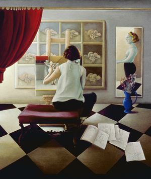 Self Portrait (oil on canvas)