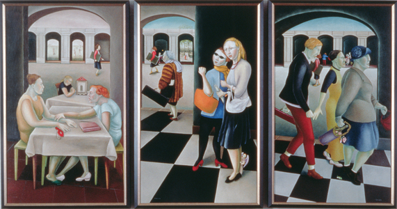 Songs of Travel, 8: Bright is the Ring of Words (oil on canvas) (see also 192040)