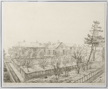 A View of the Orchard at the West of Longwood House on the Island of St. Helena, c.1821 (pencil on paper)