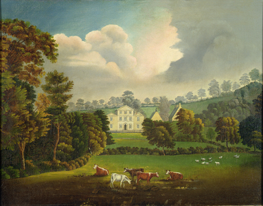 The Manor House (oil on canvas)