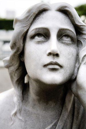 Head of a woman (stone)