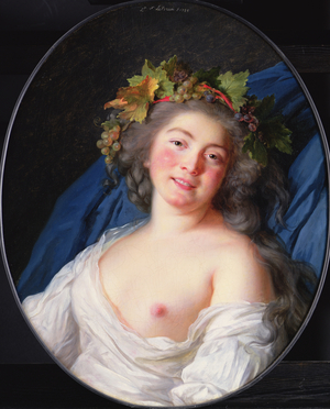 Bacchante, 1785 (oil on canvas)