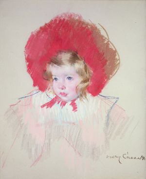 Child with Red Hat, c.1904 (pastel on paper)