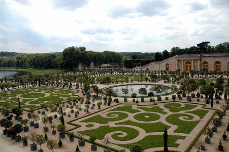 The Orangerie du Chateau de Versailles began in 1663 by Le Vau and completed in 1684 by Jules Hardouin Mansart