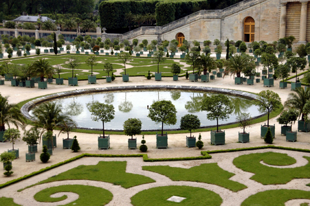 The Orangerie du Chateau de Versailles began in 1663 by Le Vau and completed in 1684 by Jules Hardouin Mansart
