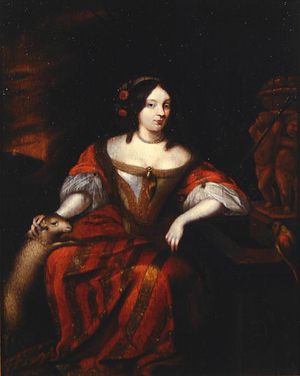 Portrait of a Lady (oil on panel)