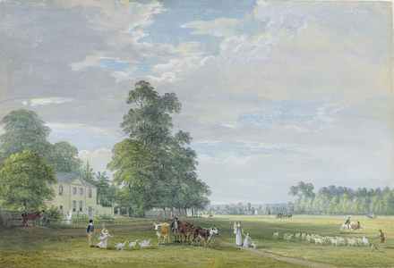 Englefield Green, near Egham (gouache on paper)